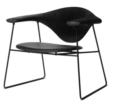 Gubi lounge chair designed by GamFratesi, Masculo chair, Masculo lounge chair 