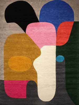 Crowded Room rug designed by Olsen + Ormandy for Designer Rugs, Designer Rugs Crowded Room Olsen + Ormandy collection 