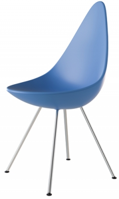 Drop chair designed by Arne Jacobsen Fritz Hansen, Fritz Hansen drop dining chair, Arne Jacobsen Drop chair 