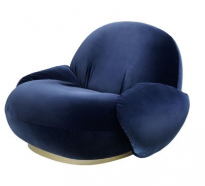 Pacha lounge chair designed by Pierre Paulin, Gubi Pacha lounge chair, Pierre Paulin lounge chair 