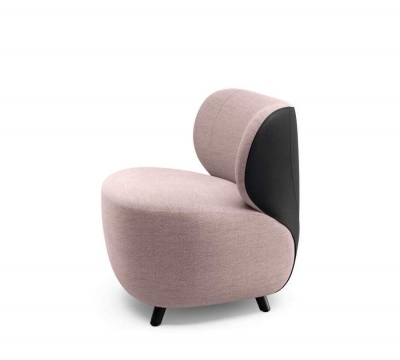 Bao lounge chair designed by EOOS for Walter Knoll, Walter Knoll Bao Armchair, Walter Knoll Bao Lounge chair small