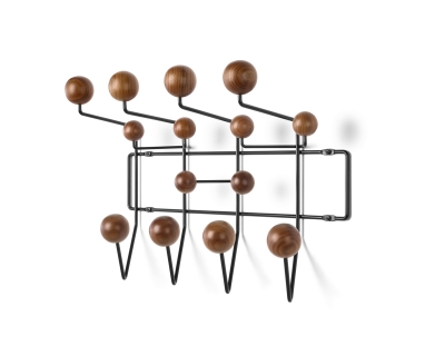 Eames Hang It All Walnut Black by Herman Miller