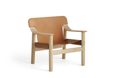 Bernard Chair designed by Shane Schneck for HAY, Bernard leather strap armchair by HAY, available at designcraft Canberra