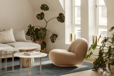 Pacha Lounge chair designed Pierre Paulin, Pacha Collection by Gubi available at designcraft Canberra