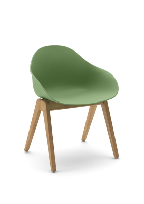 Ruby Chair on timber legs, naughtone commercial furniture, naughtone 