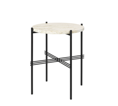 TS Side Table Outdoor White Travertine 