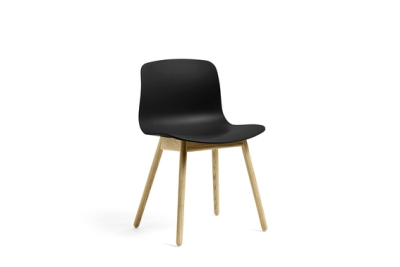 About A Collection Eco Side Chair Black/Oak