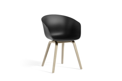 About A Collection Eco Armchair Black/Oak Soap