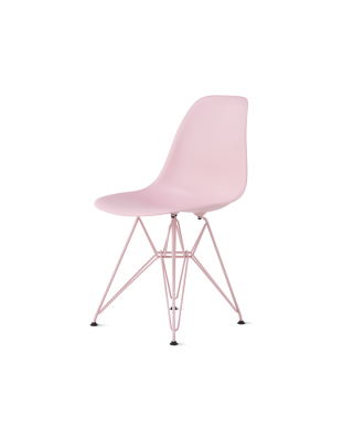 Eames Moulded Plastic Side Chair - Powder Pink