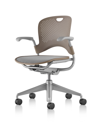 Caper Multipurpose Chair by Herman Miller, Herman Miller Meeting ChairCaper Multipurpose Chair_Cappuccino_angle