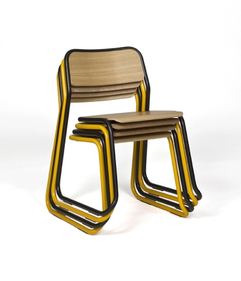 Bounce Chair by naughtone, naughtone stackable chair