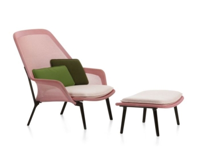 Slow Chair designed by Ronan and Erwan Bouroullec, Vitra Slow Lounge Chair 
