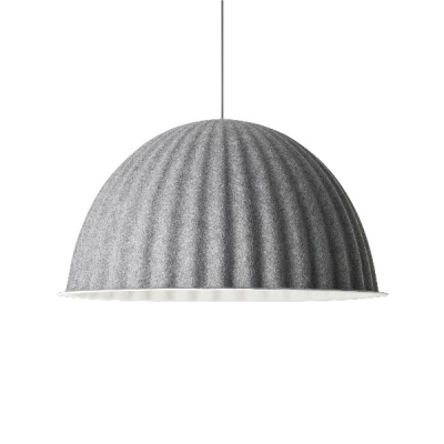 Under the Bell Pendant Lamp by Muuto, Muuto felt pendant lamp 