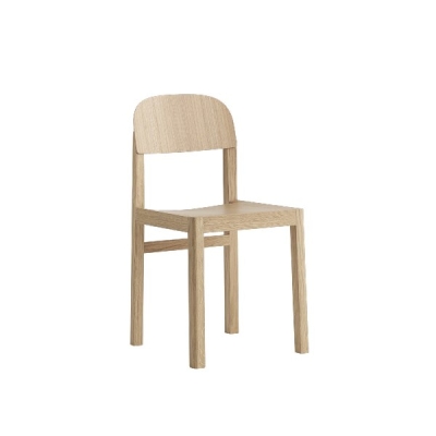 Workshop Chair designed by Cecilie Manz Muuto, Muuto timber dining chair 
