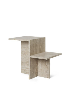 Distinct Side Table by FermLIVING, Ferm LIVING Travetine Table 