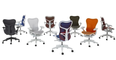 Mirra 2 chair updated with new colours, more recycled content and lower carbon footprint