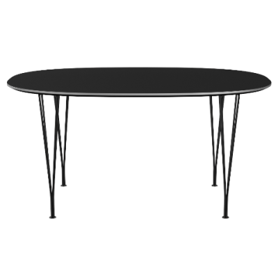 Superellipse Table designed by Piet Hein & Bruno Mathsson, Fritz Hansen Suprellipse Table 