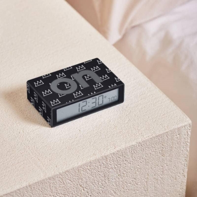 Lexon Flip+ alarm clock lexon-x-jean-michel-basquiat-crown
