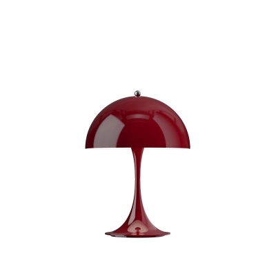 Panthella 250 Portable Lamp Opaque Burgundy Panthella Lamp designed by  Verner Panton, Louis Poulsen Panthella Lamp