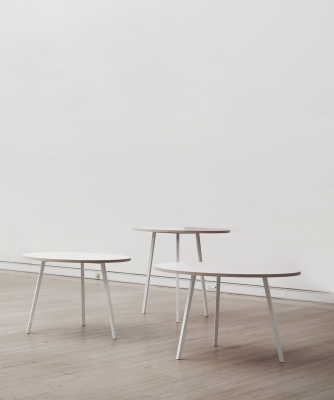 Loop Stand Round table by HAY, Loop table designed by Leif Jørgensen