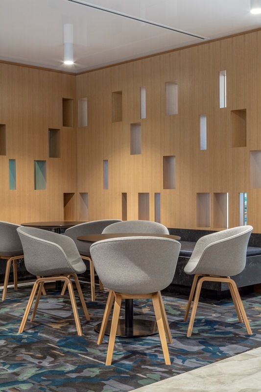 Canberra Airport Group project, furniture supplied by designcraft