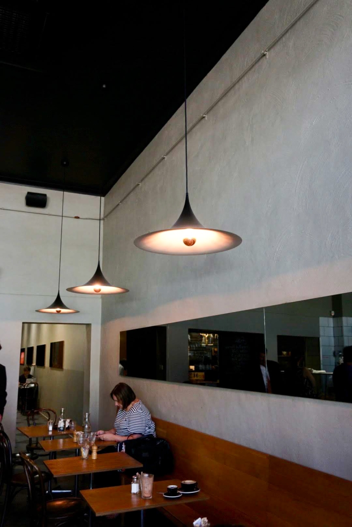 Silo Bakery Kingston, Silo Canberra, Gubi Semi Pendant light, designcraft furniture project 
